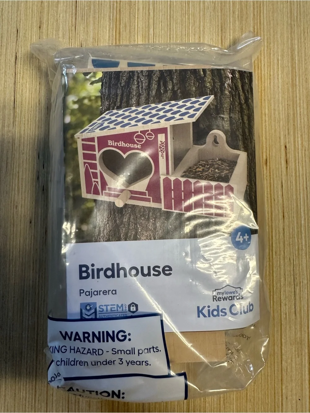 Kids Club Birdhouse Building Set - Pink & Blue